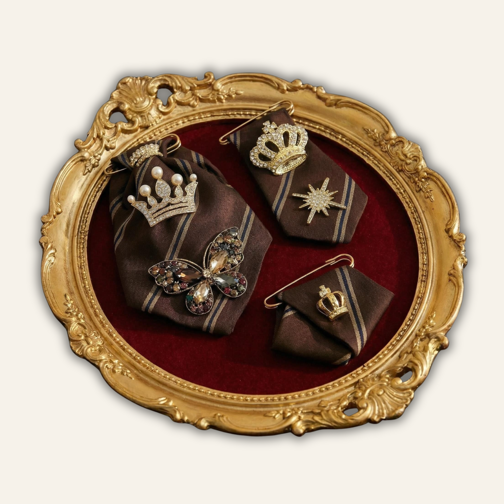 Brown Brooch Trilogie