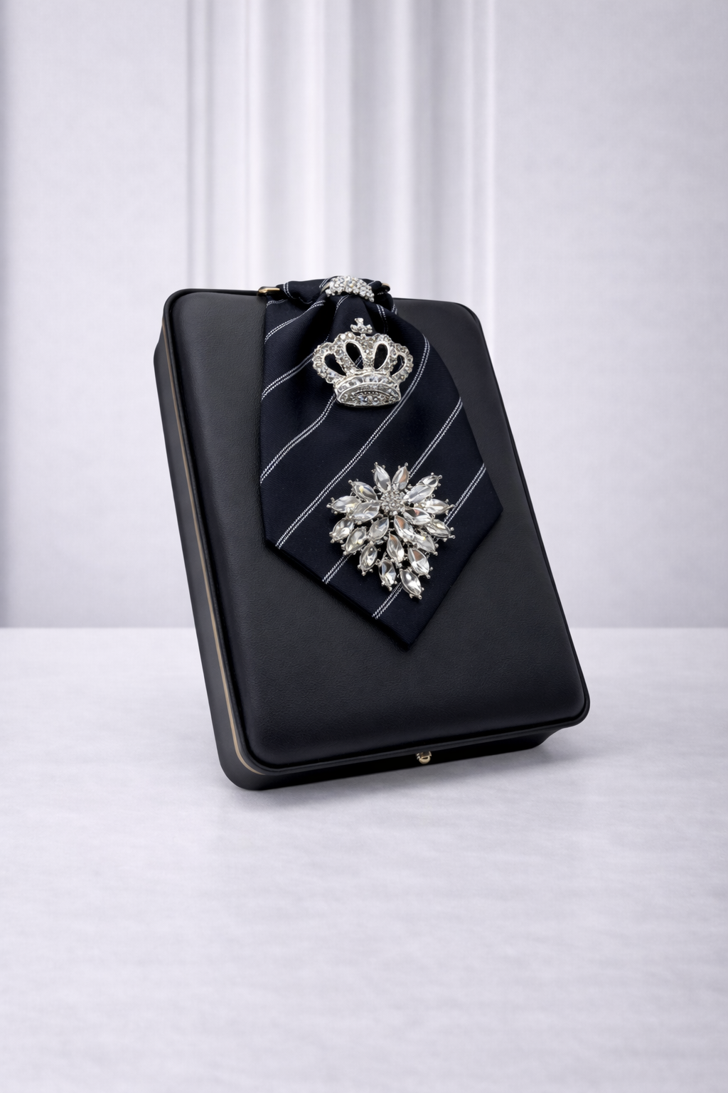 La Grande Black Brooch